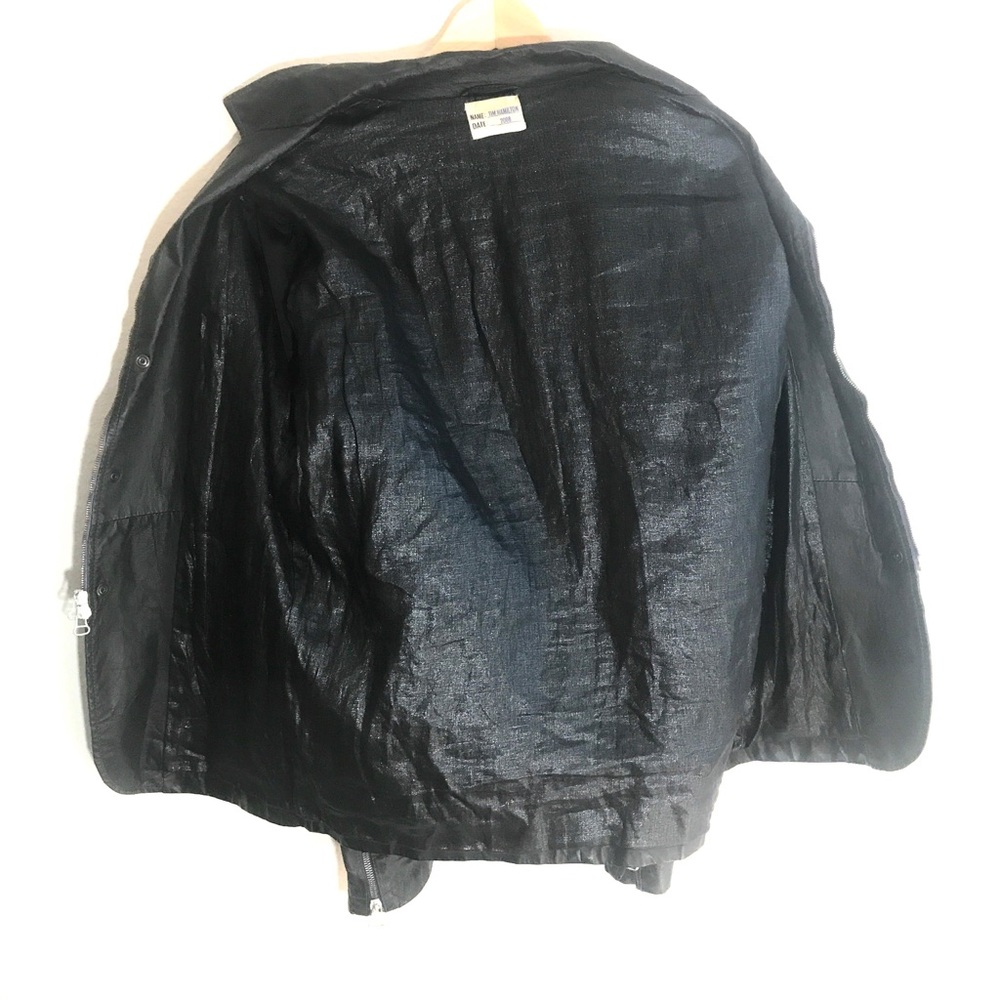 Tim Hamilton Washed 2008 Leather Motorcycle Jacket - Picture 7 of 7